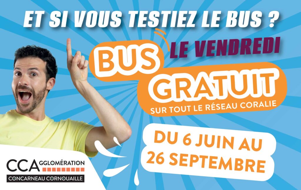 bus gratuit à concarneau le vendredi