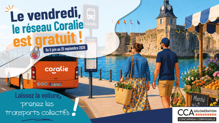 Le vendredi, le réseau Coralie est gratuit cet été !